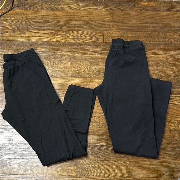 Bundle of 3 Plain Black Girls Cat & Jack Leggings - Size 14/16 - Picture 1 of 2